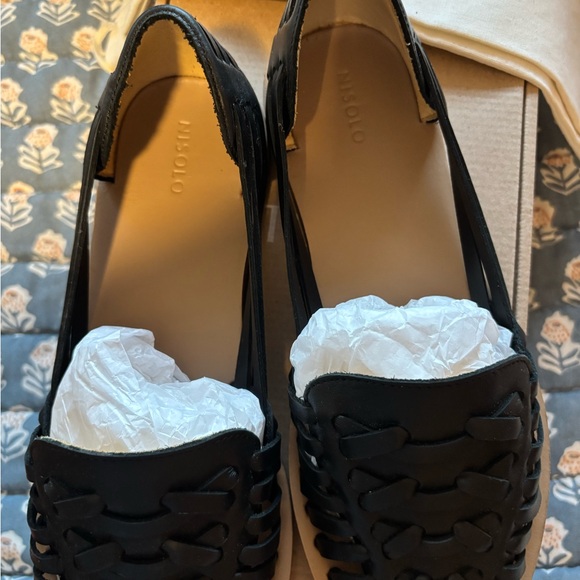 🖤 Nisolo Women’s Huarache Sandals – Black, Size 9 (NWB) 👡 - Picture 6 of 9